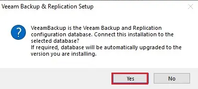 upgrade veeam 10 database