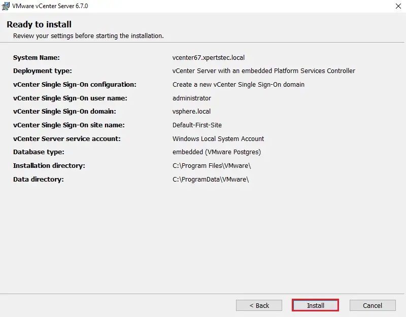Install vCenter 6.7 for Windows, How to install VMware vCenter Server 6.7 for Windows.