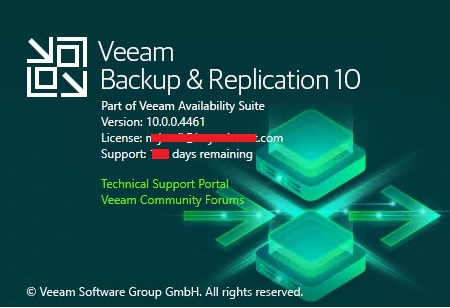 Upgrade About Veeam v10