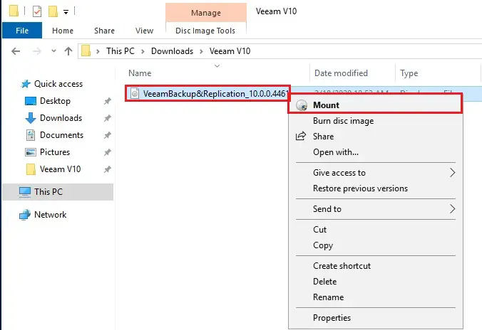 install veeam backup and replication