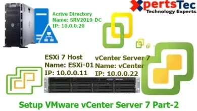 setup vcenter server 7