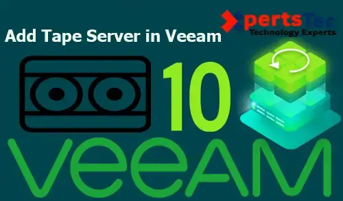 add tape server in veeam