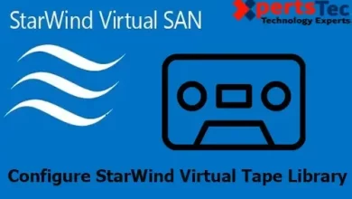 configure starwind virtual tape Library