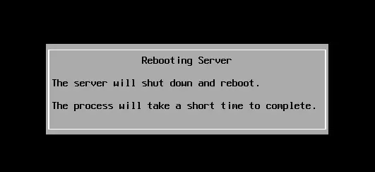 esxi 7 shutdown reboot