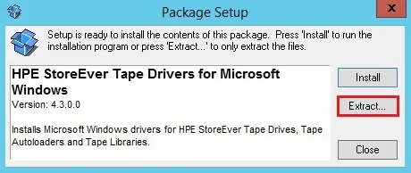 hpe package setup