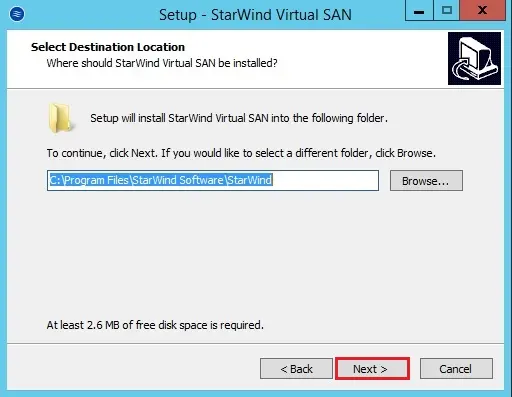 install starwind destination