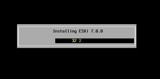 installing esxi 7