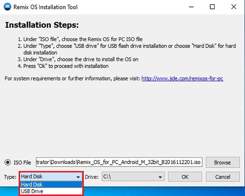 remix os installation steps