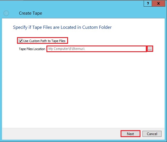 starwind create tape