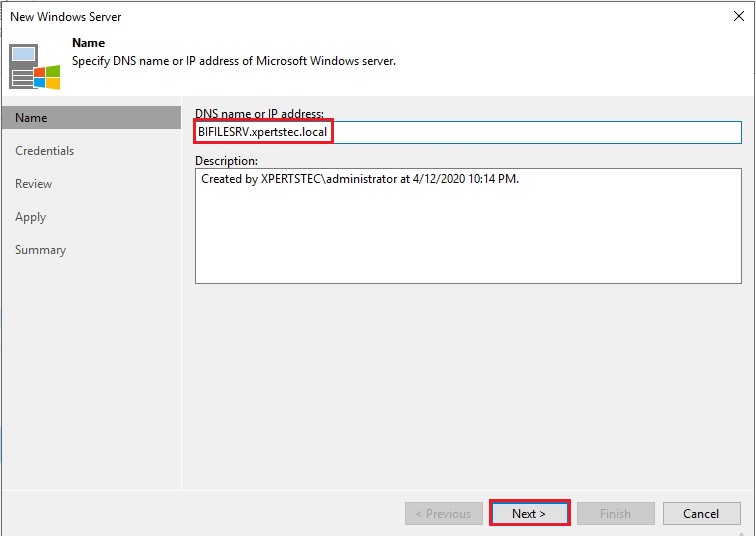 Add Microsoft Windows Server Veeam, How to Add Microsoft Windows Server to Veeam Backup
