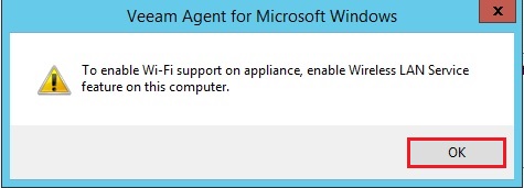 veeam agent for windows enable wifi