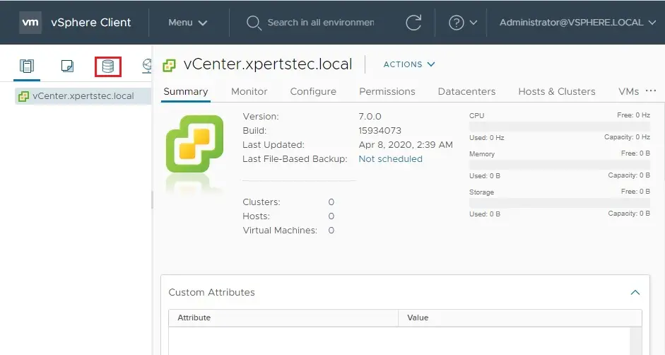 vmware vsphere web client