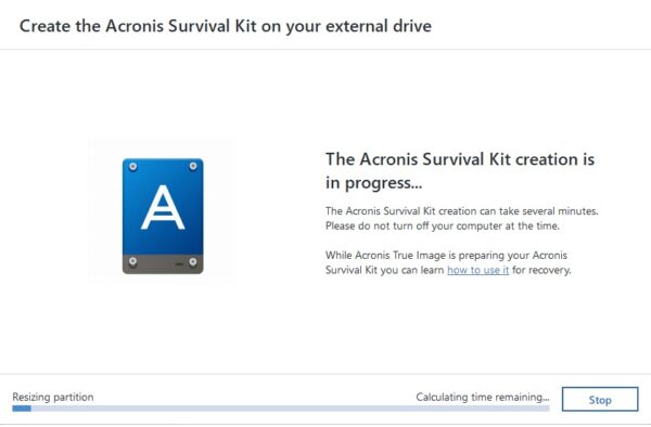 Acronis survival kit что это