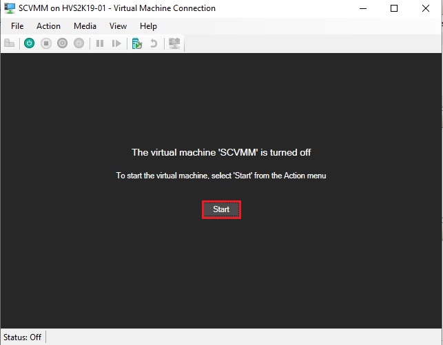 hyper-v virtual machine connection