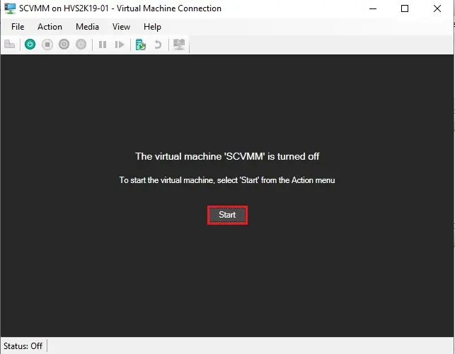 hyper-v virtual machine connection