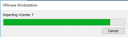 importing vcenter
