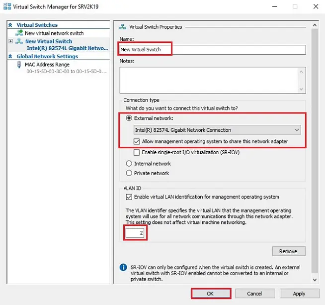 virtual switch manager properties