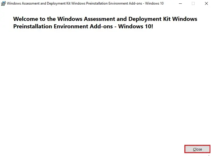 welcome to windows assessment