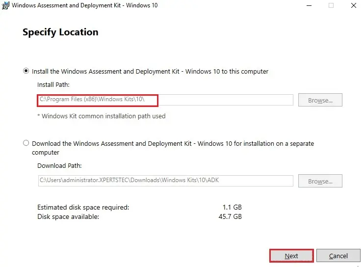 windows assessment and deployment kit