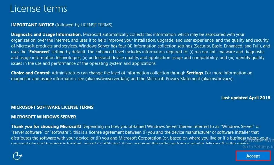 windows license terms