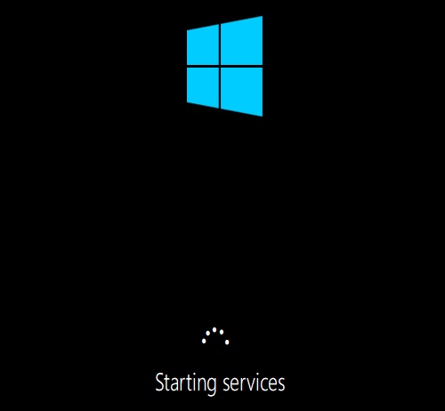 windows starting services