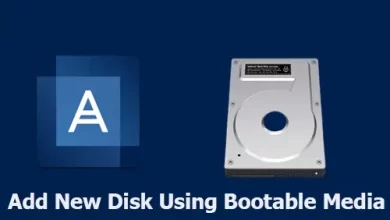 add new disk acronis