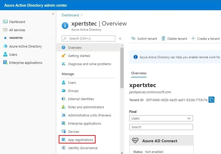 azure active directory admin center