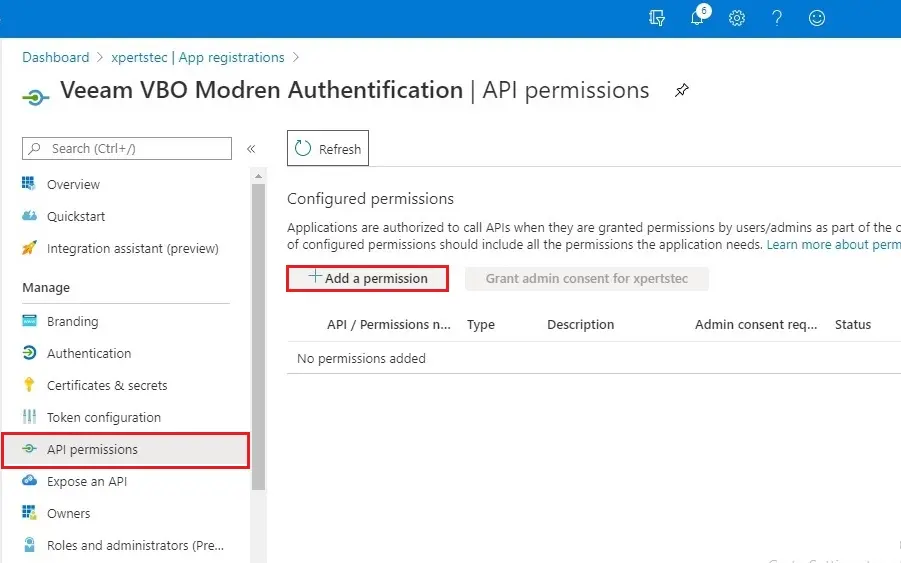 azure active directory app permissions