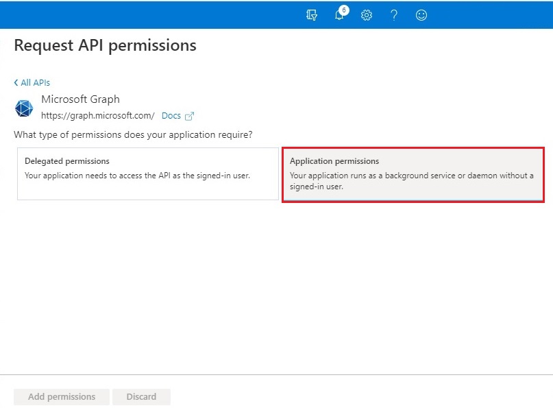 azure active directory application permissions