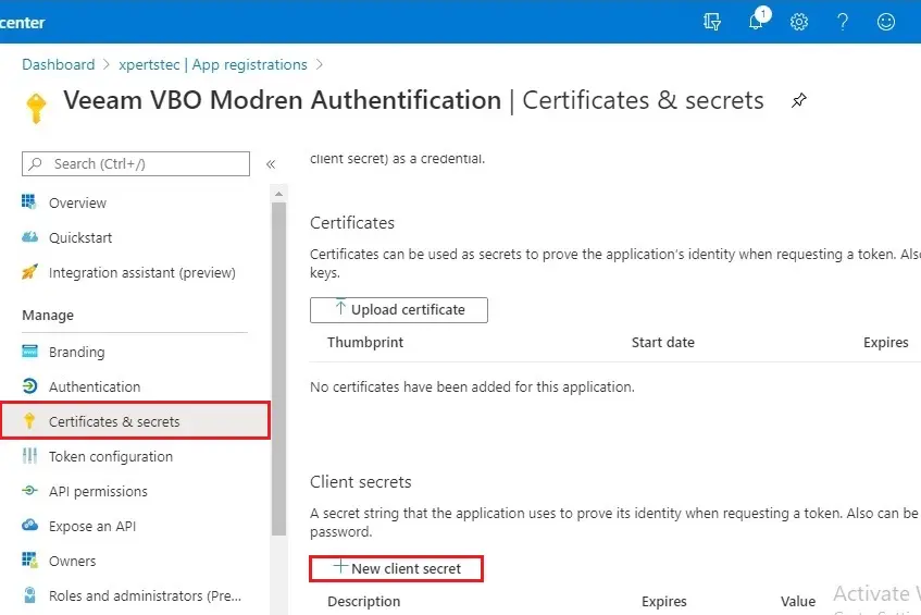 azure active directory client secret