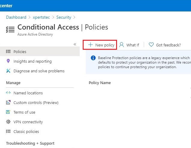 azure conditional access policy