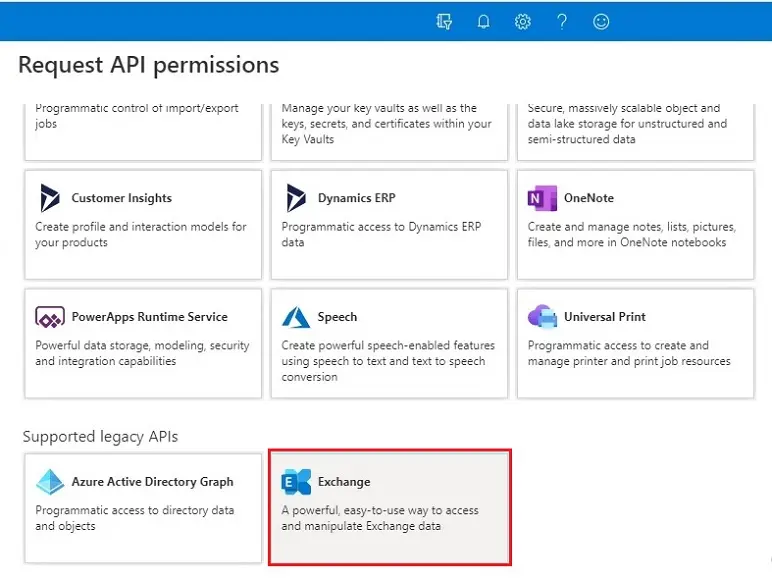 azure request api permissions