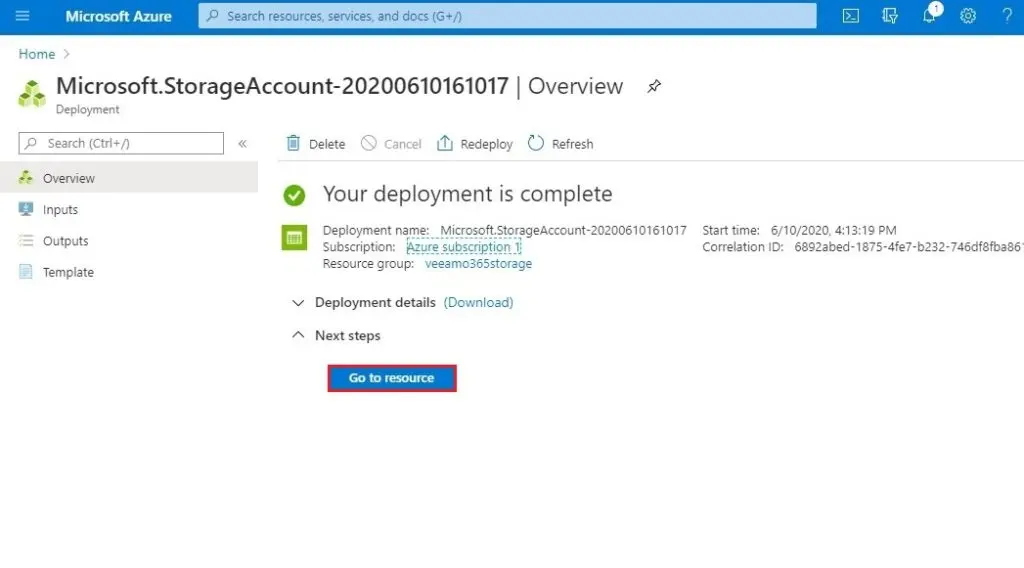 azure storage account overview