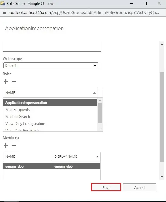 exchange admin center add permissions