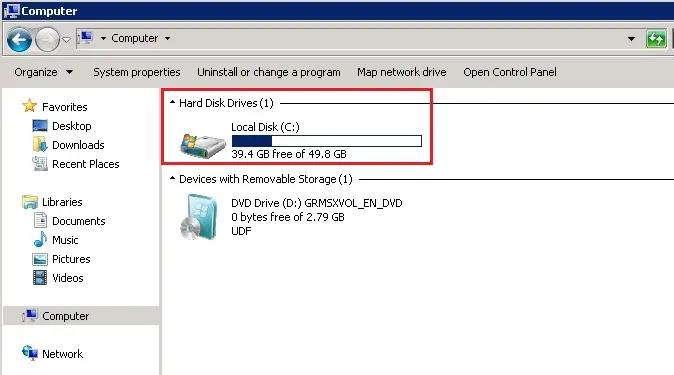 increase vm hard disk my computer