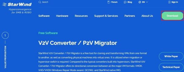 Starwind v2v converter как пользоваться