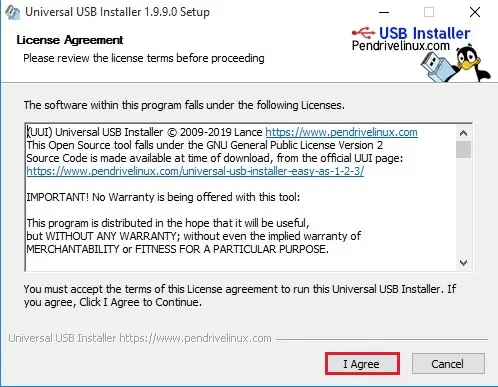 universal usb installer