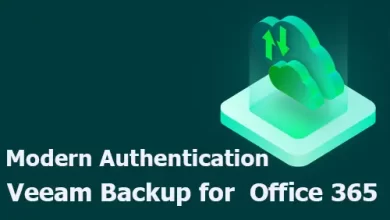 veeam office 365 modern authentication