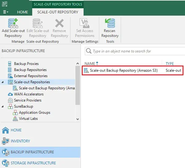 veeam scale-out repository