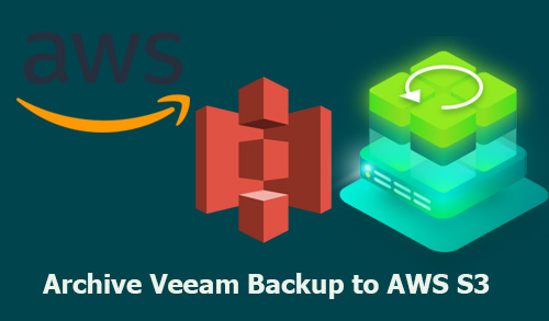 archive veeam backup to aws s3