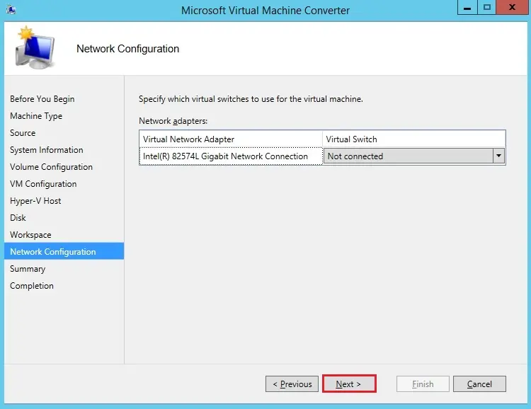 mvmc network configuration