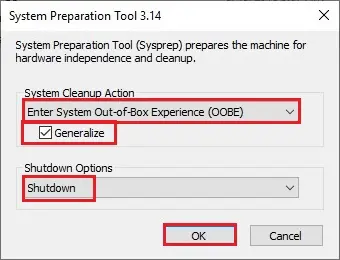 system preparation tool 3.14