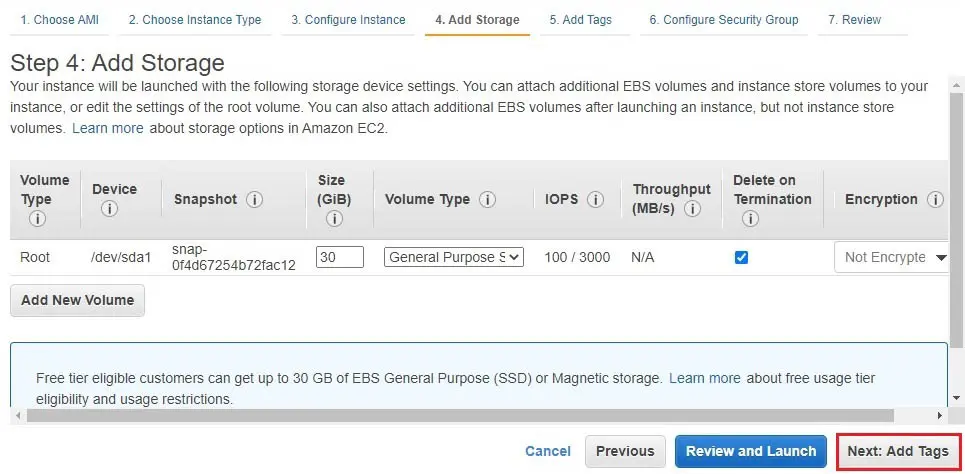 aws add storage