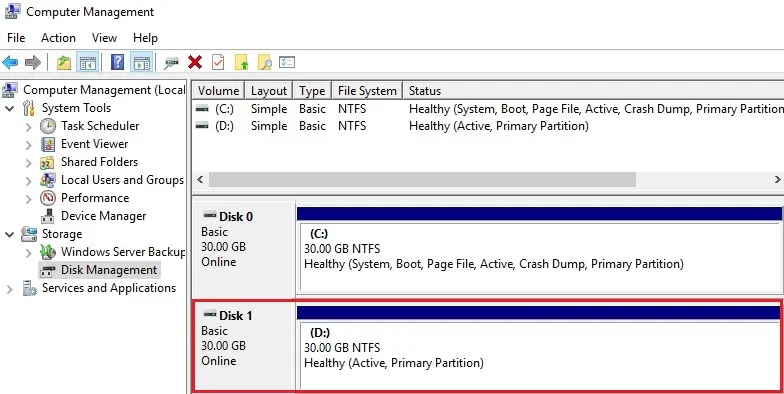 disk management