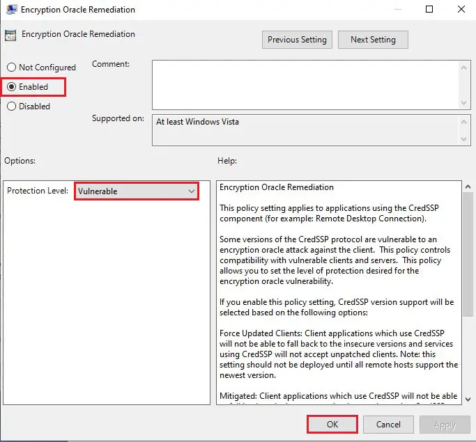 encryption oracle remediation