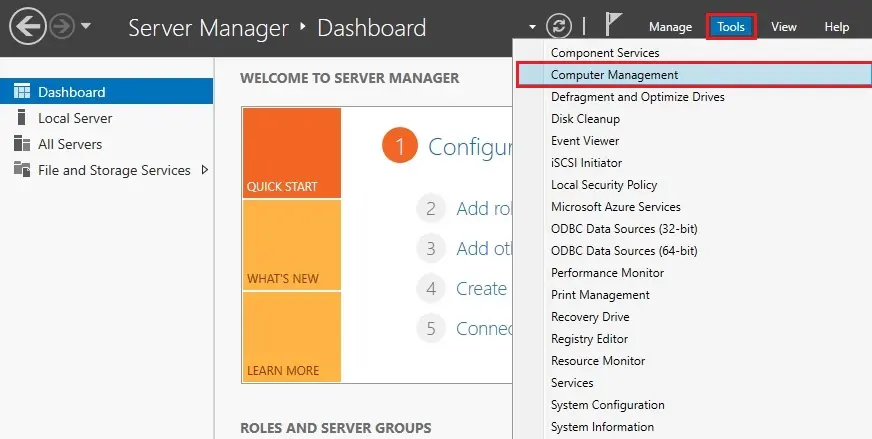 server manager