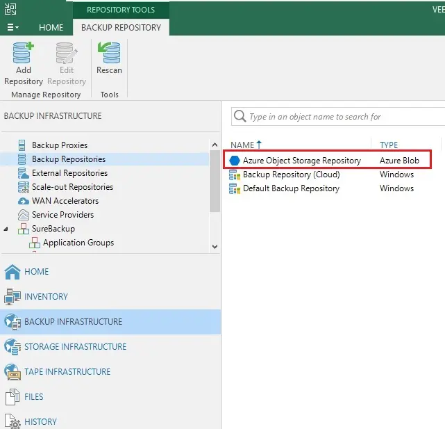 veeam backup repository