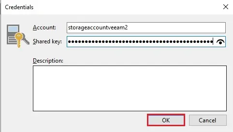 veeam credentials