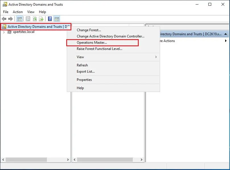 active directory domain and trust