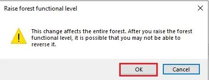 change affects the entire forest level